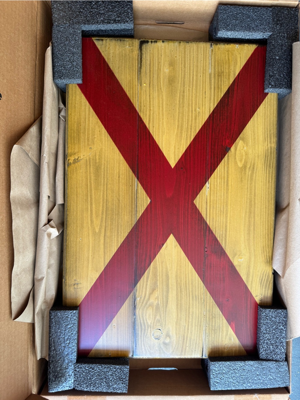 Alabama Flags of Valor Handcrafted Wall Hanging Flag